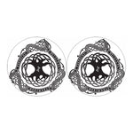 Scandinavian Yggdrasil Print Car Coasters