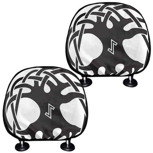 Scandinavian Yggdrasil Print Car Headrest Covers