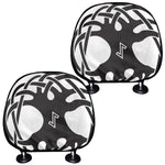 Scandinavian Yggdrasil Print Car Headrest Covers