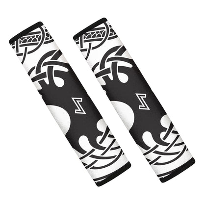 Scandinavian Yggdrasil Print Car Seat Belt Covers