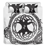 Scandinavian Yggdrasil Print Duvet Cover Bedding Set