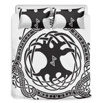 Scandinavian Yggdrasil Print Duvet Cover Bedding Set