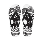 Scandinavian Yggdrasil Print Flip Flops