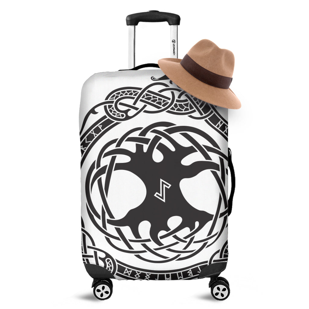 Scandinavian Yggdrasil Print Luggage Cover