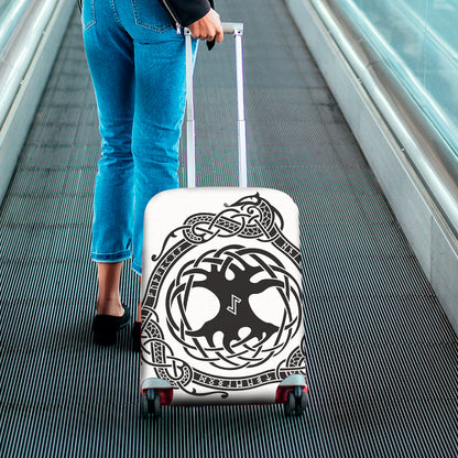 Scandinavian Yggdrasil Print Luggage Cover