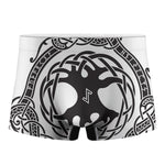 Scandinavian Yggdrasil Print Men's Boxer Briefs