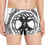 Scandinavian Yggdrasil Print Men's Boxer Briefs