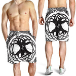 Scandinavian Yggdrasil Print Men's Shorts