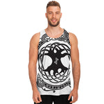 Scandinavian Yggdrasil Print Men's Tank Top