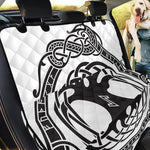 Scandinavian Yggdrasil Print Pet Car Back Seat Cover