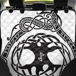Scandinavian Yggdrasil Print Pet Car Back Seat Cover