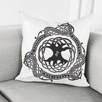 Scandinavian Yggdrasil Print Pillow Cover