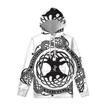 Scandinavian Yggdrasil Print Pullover Hoodie