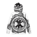 Scandinavian Yggdrasil Print Pullover Hoodie