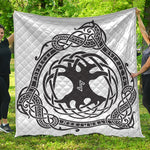 Scandinavian Yggdrasil Print Quilt