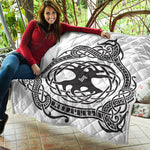 Scandinavian Yggdrasil Print Quilt