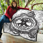 Scandinavian Yggdrasil Print Quilt