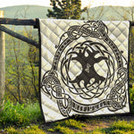Scandinavian Yggdrasil Print Quilt