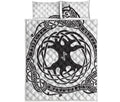 Scandinavian Yggdrasil Print Quilt Bed Set