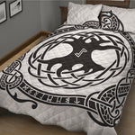 Scandinavian Yggdrasil Print Quilt Bed Set