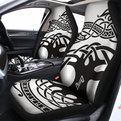 Scandinavian Yggdrasil Print Universal Fit Car Seat Covers
