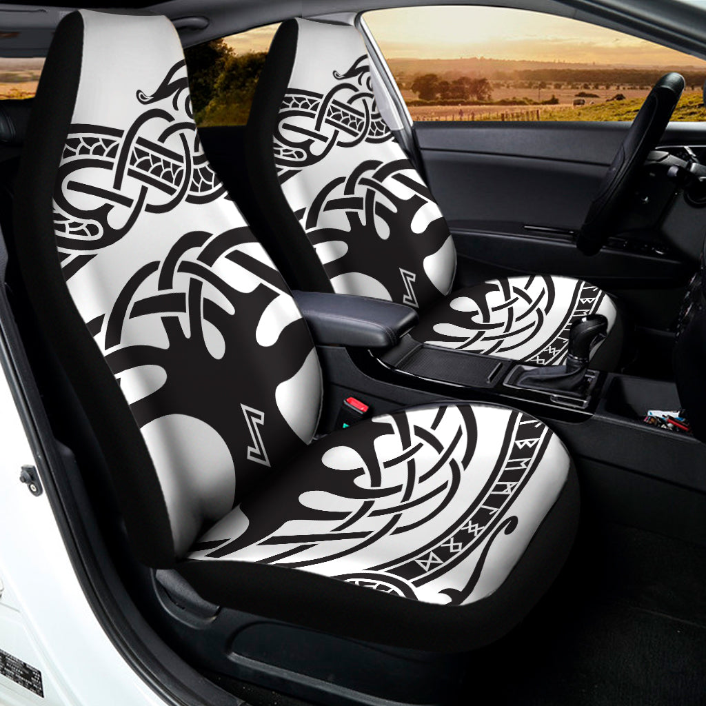 Scandinavian Yggdrasil Print Universal Fit Car Seat Covers