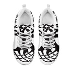 Scandinavian Yggdrasil Print White Sneakers