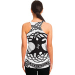 Scandinavian Yggdrasil Print Women's Racerback Tank Top