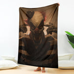 Scary Clown Print Blanket