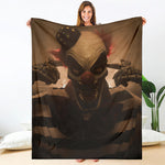 Scary Clown Print Blanket