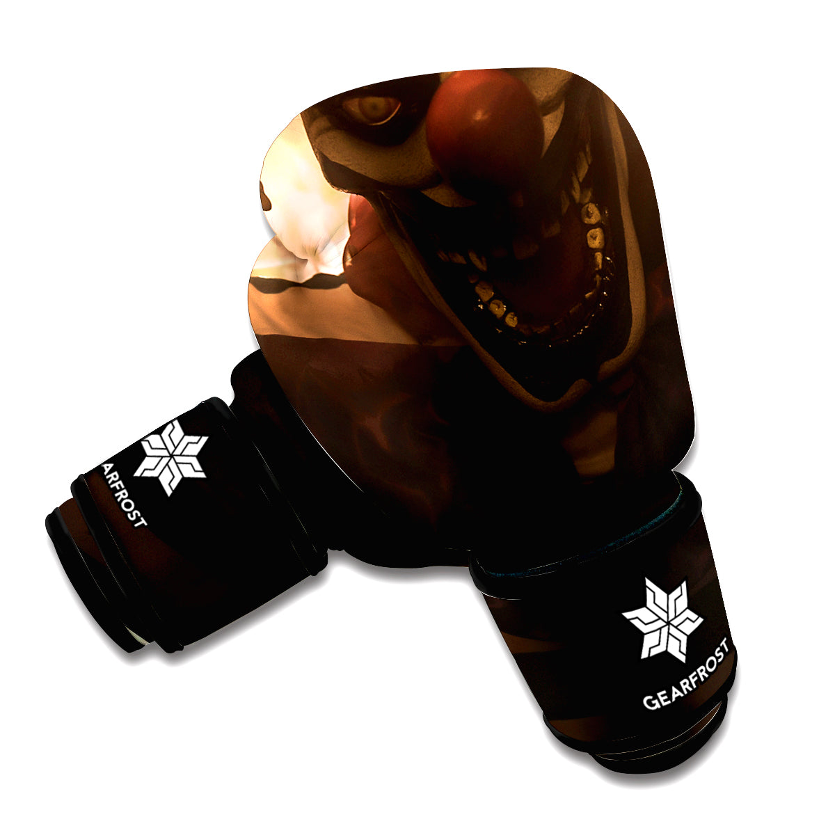 Scary Clown Print Boxing Gloves