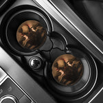 Scary Clown Print Car Coasters