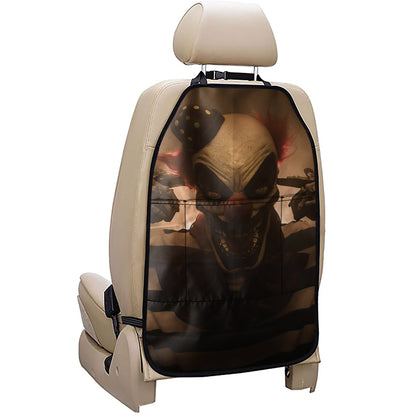 Scary Clown Print Car Seat Organizers