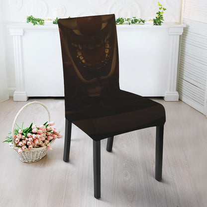 Scary Clown Print Dining Chair Slipcover