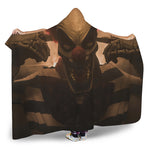 Scary Clown Print Hooded Blanket