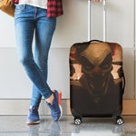 Scary Clown Print Luggage Cover