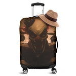 Scary Clown Print Luggage Cover