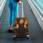Scary Clown Print Luggage Cover