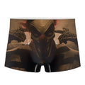 Scary Clown Print Men's Boxer Briefs