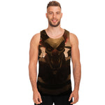 Scary Clown Print Men's Tank Top