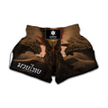 Scary Clown Print Muay Thai Boxing Shorts