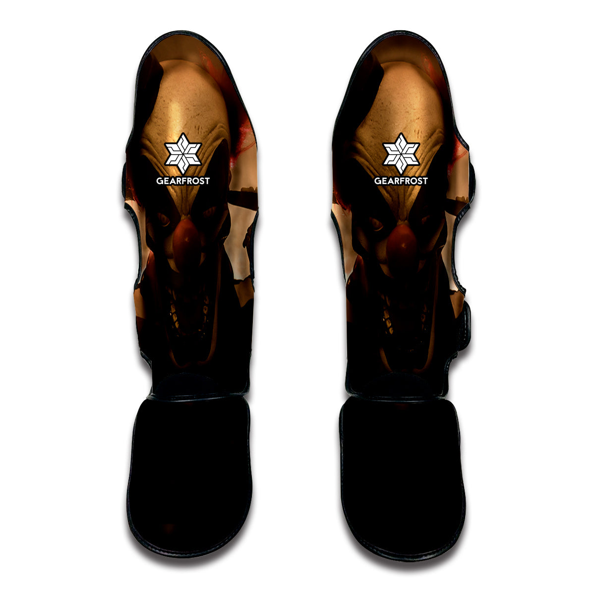 Scary Clown Print Muay Thai Shin Guard