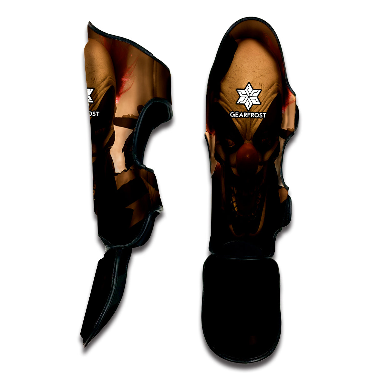 Scary Clown Print Muay Thai Shin Guard