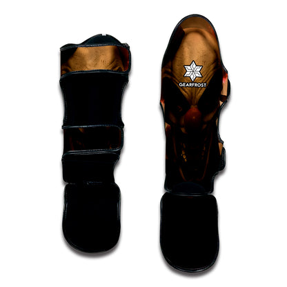 Scary Clown Print Muay Thai Shin Guard