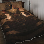 Scary Clown Print Quilt Bed Set