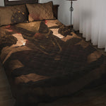 Scary Clown Print Quilt Bed Set