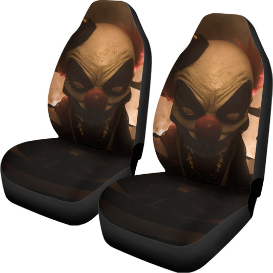 Scary Clown Print Universal Fit Car Seat Covers