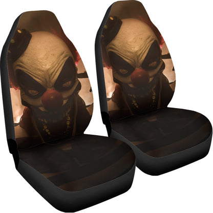 Scary Clown Print Universal Fit Car Seat Covers