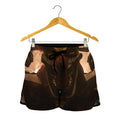 Scary Clown Print Women's Shorts