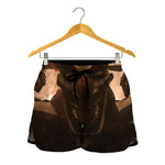 Scary Clown Print Women's Shorts